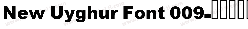 New Uyghur Font 009字体转换
